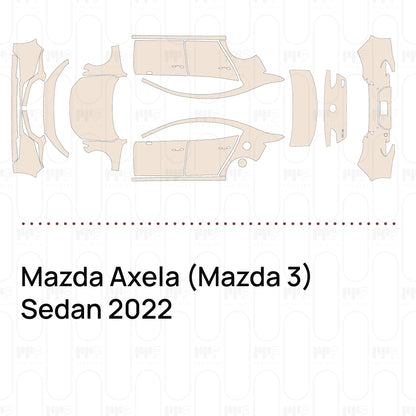 Pre-Cut PPF Mazda Axela (Mazda 3) Sedan 2022