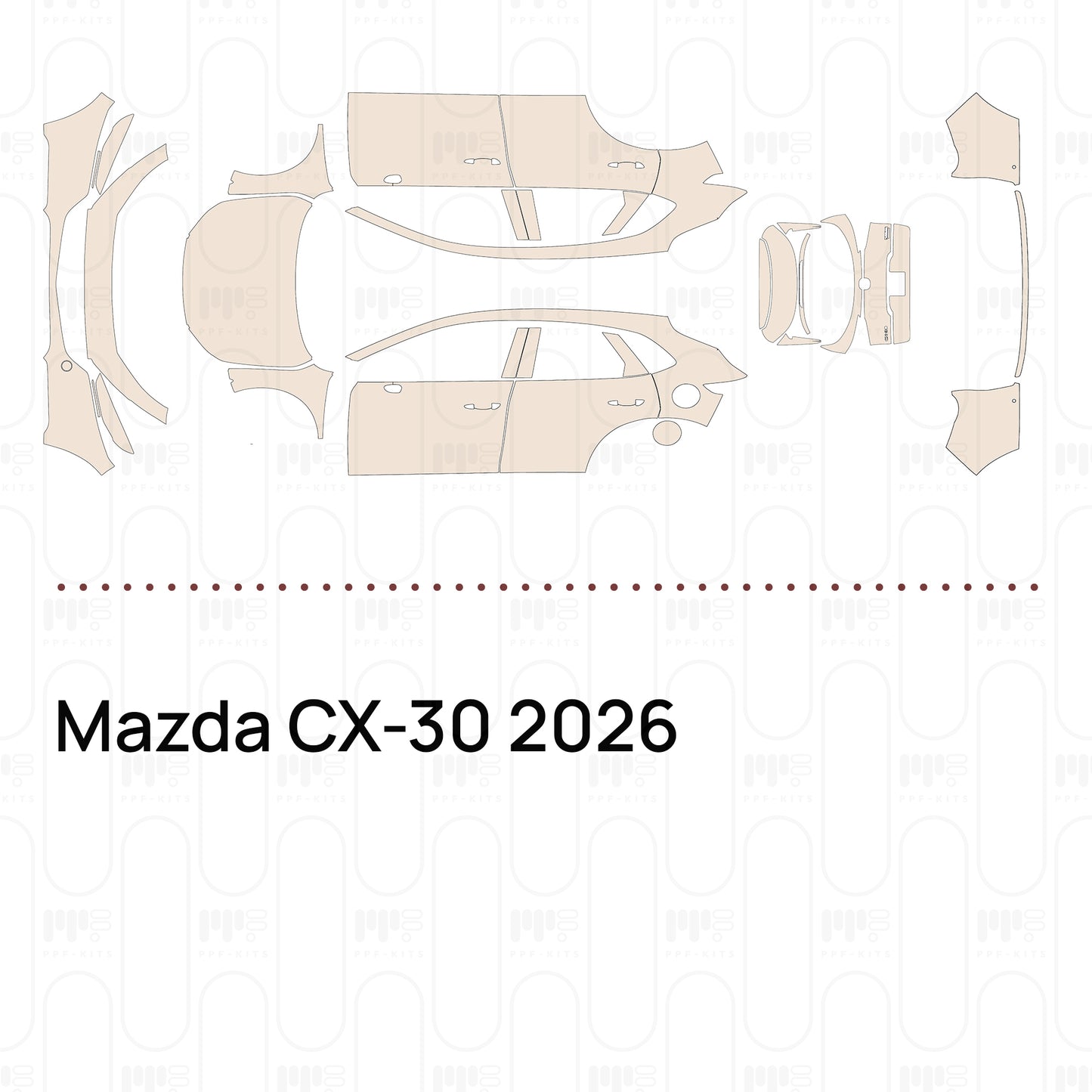 Pre-Cut PPF Mazda CX-30 2026