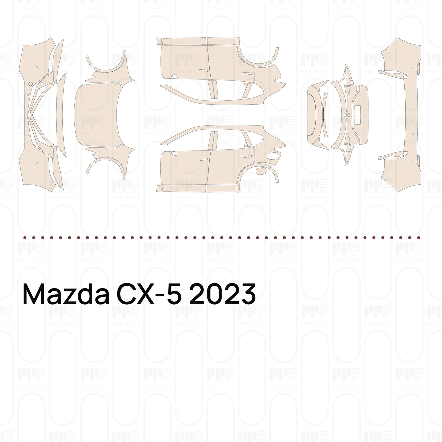 Pre-Cut PPF Mazda CX-5 2023