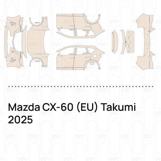 Pre-Cut PPF Mazda CX-60 (EU) Takumi 2025