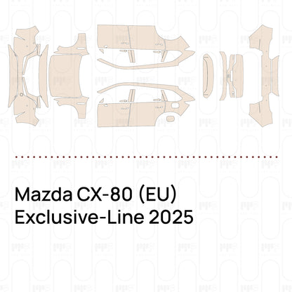 Pre-Cut PPF Mazda CX-80 (EU) Exclusive-Line 2025