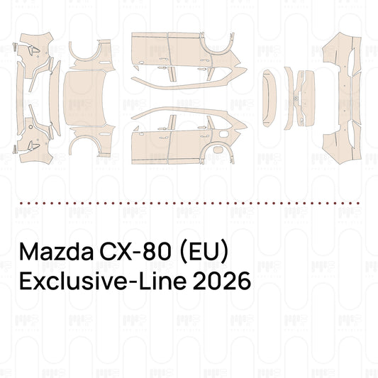 Pre-Cut PPF Mazda CX-80 (EU) Exclusive-Line 2026