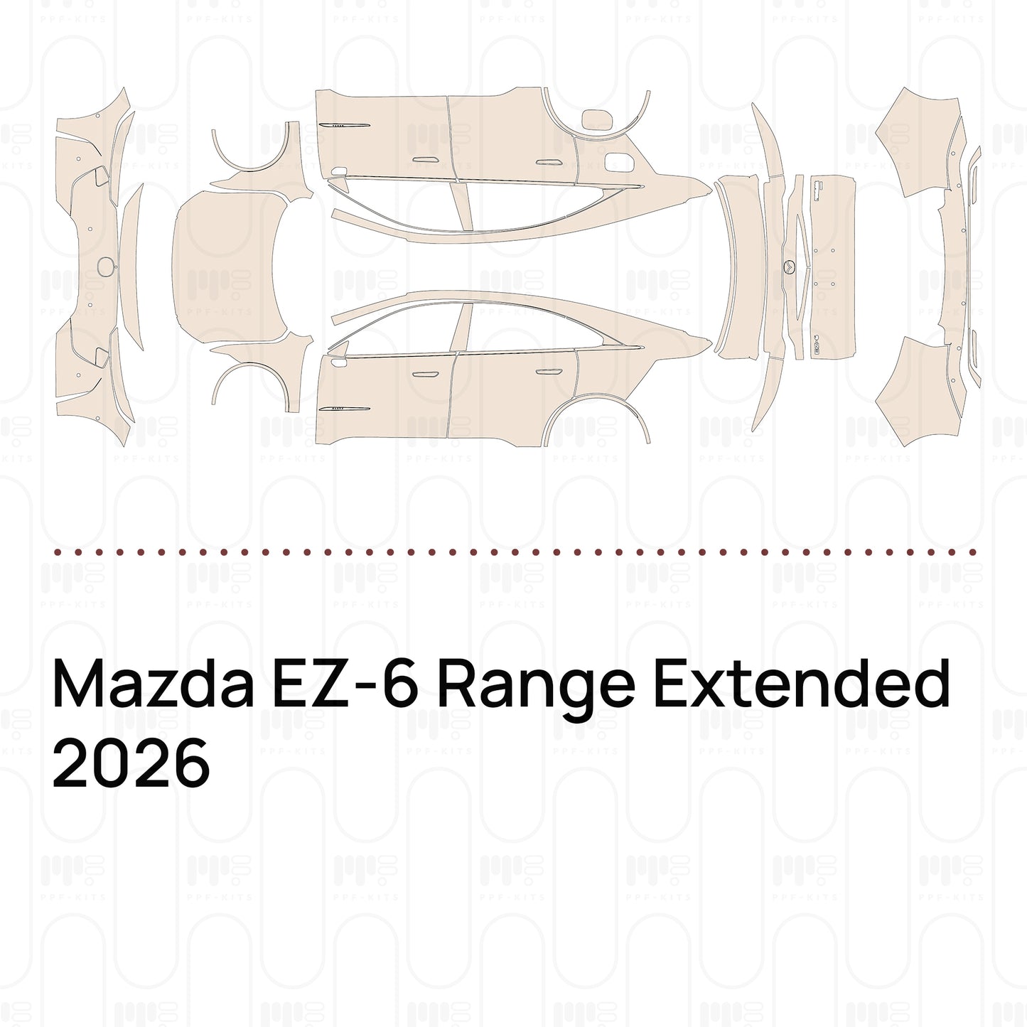 Pre-Cut PPF Mazda EZ-6 Range Extended 2026