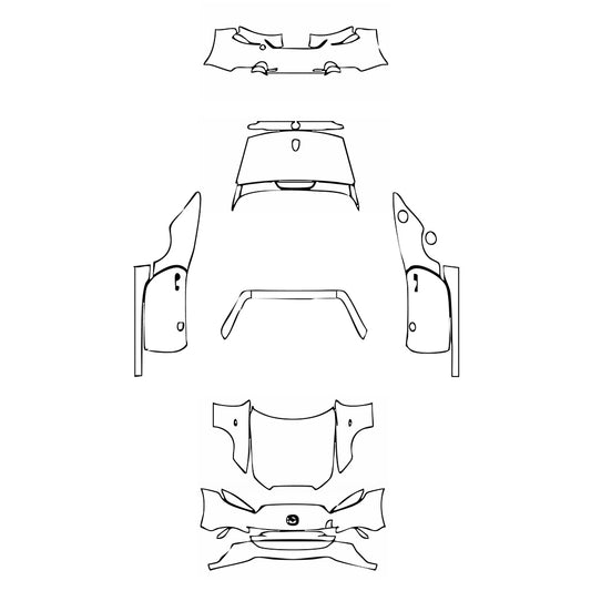 Pre-Cut PPF Mazda MX-5 Miata Grand Touring 2021 - PPF-Kits