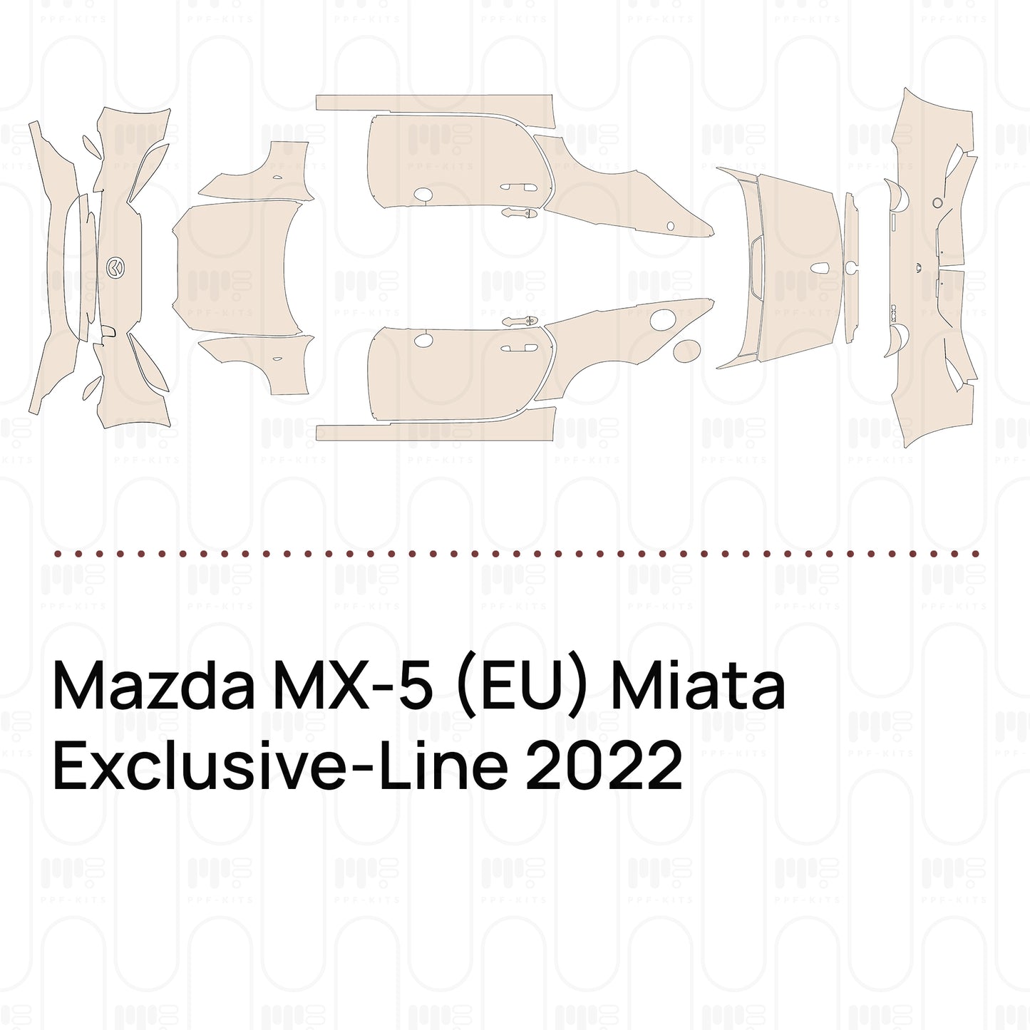 Pre-Cut PPF Mazda MX-5 (EU) Miata Exclusive-Line 2022