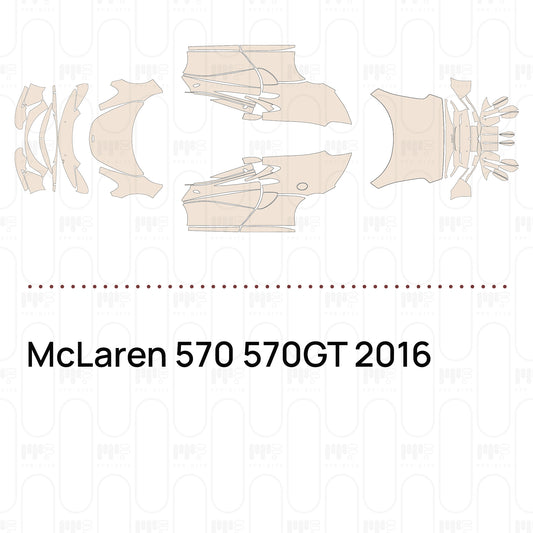 Pre-Cut PPF McLaren 570 570GT 2016
