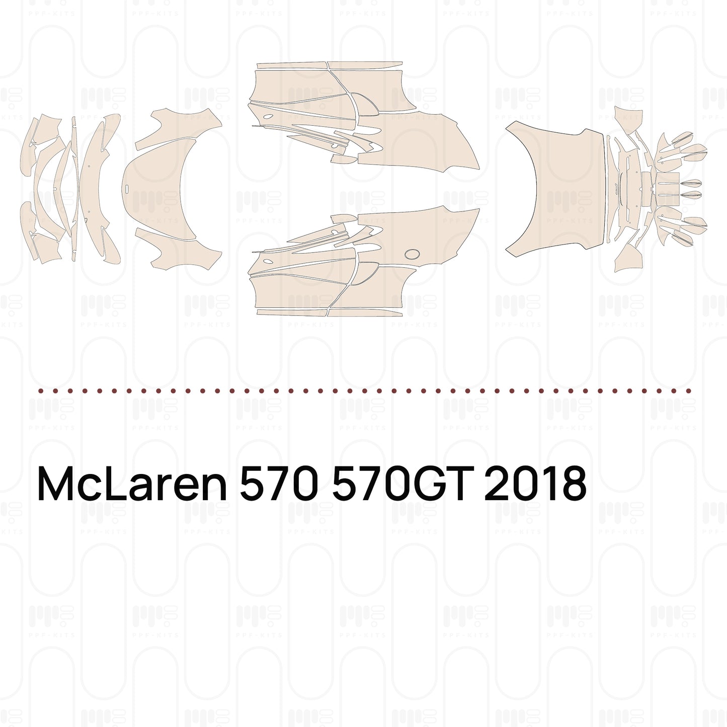 Pre-Cut PPF McLaren 570 570GT 2018