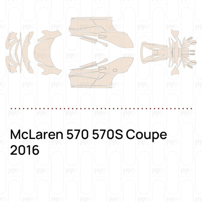 Pre-Cut PPF McLaren 570 570S Coupe 2016