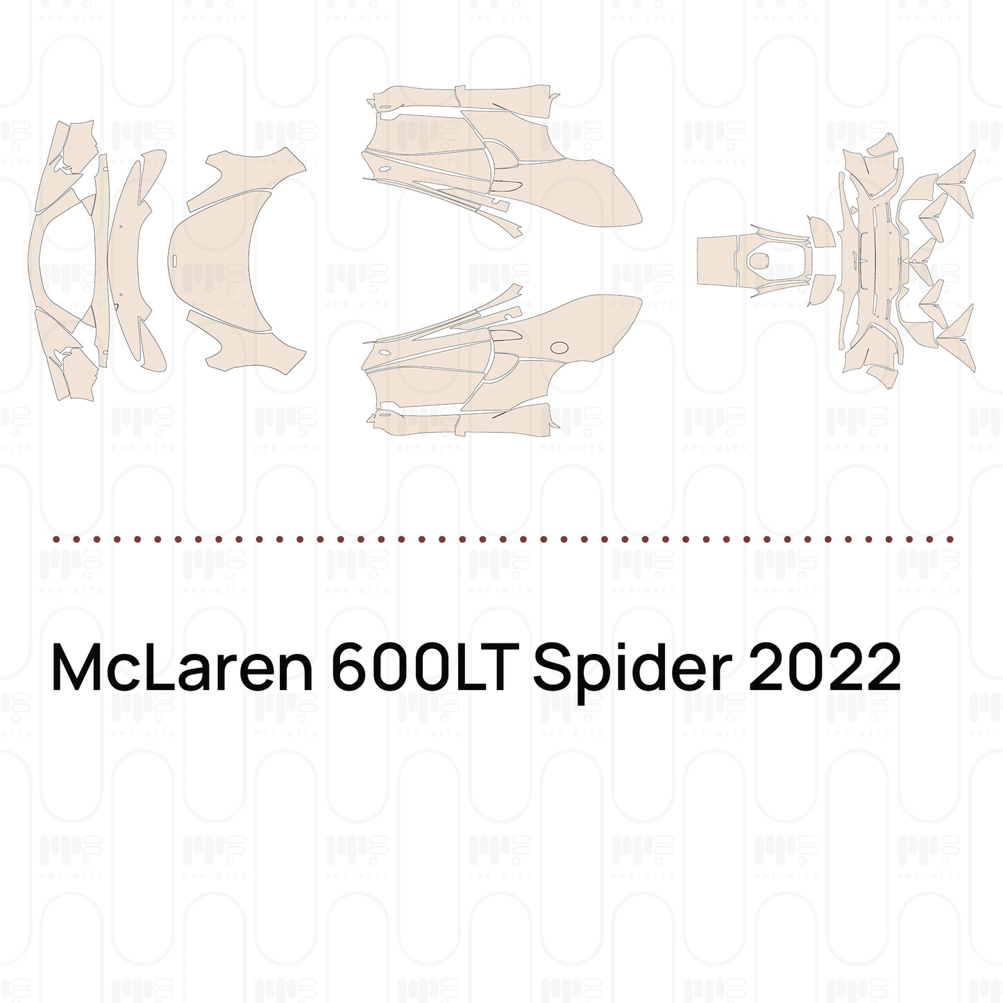 Pre-Cut PPF McLaren 600LT Spider 2022