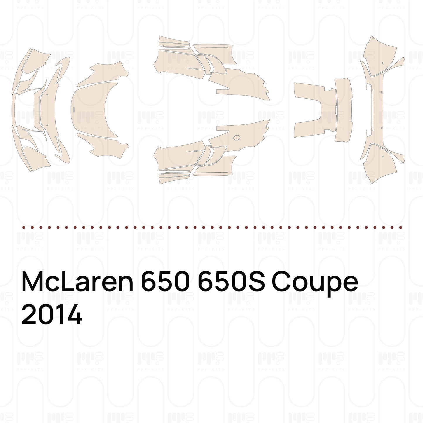 Pre-Cut PPF McLaren 650 650S Coupe 2014