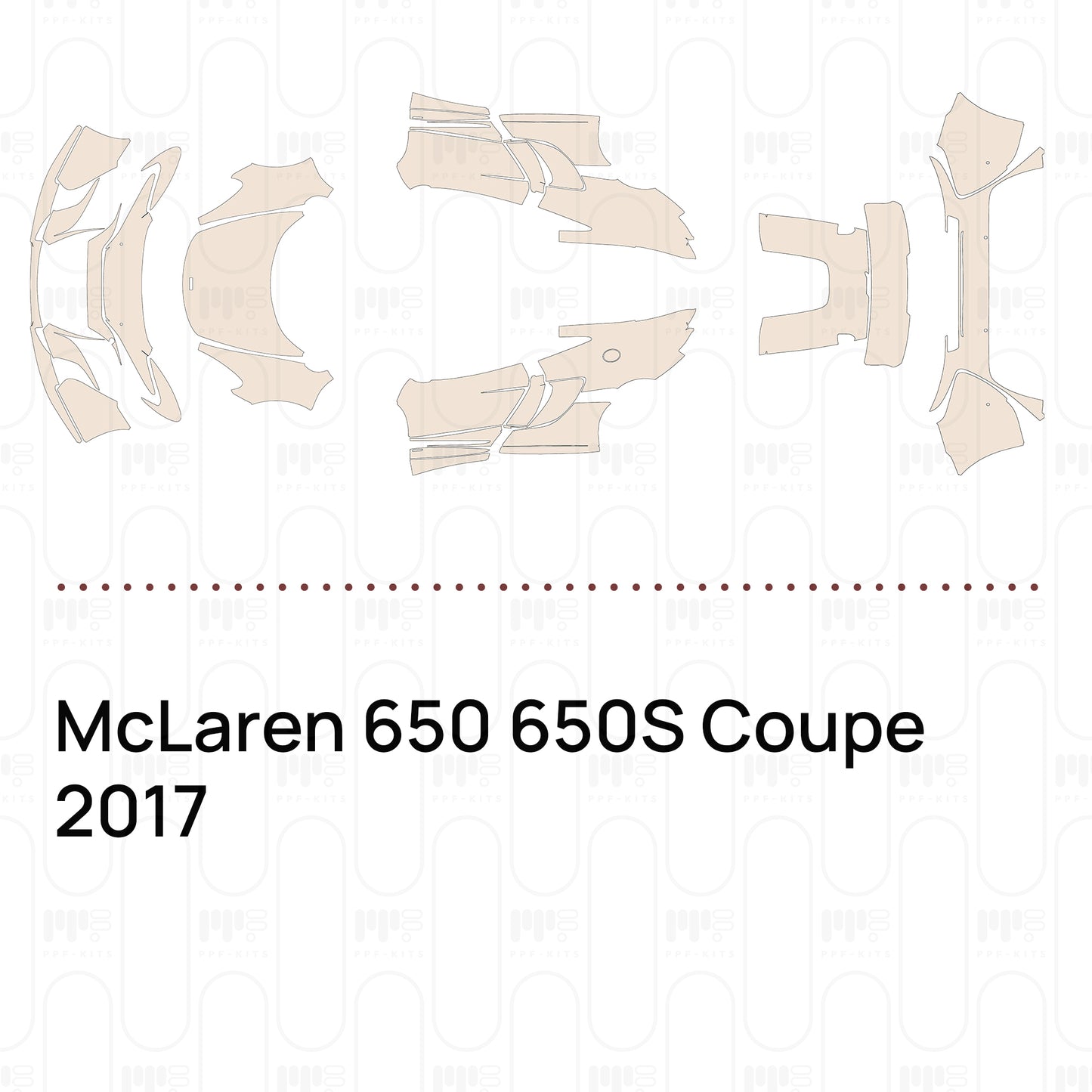 Pre-Cut PPF McLaren 650 650S Coupe 2017