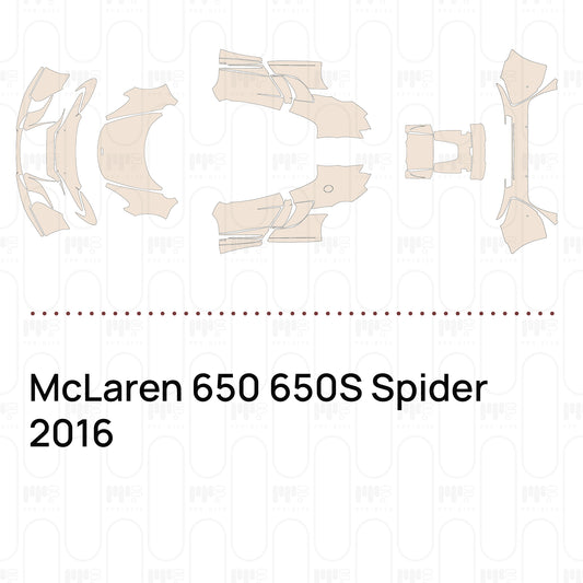 Pre-Cut PPF McLaren 650 650S Spider 2016