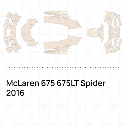 Pre-Cut PPF McLaren 675 675LT Spider 2016