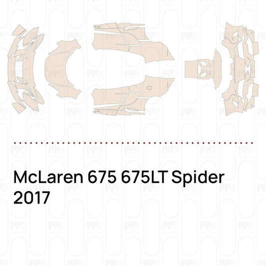 Pre-Cut PPF McLaren 675 675LT Spider 2017