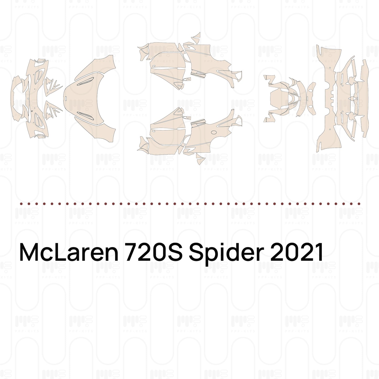 Pre-Cut PPF McLaren 720S Spider 2021
