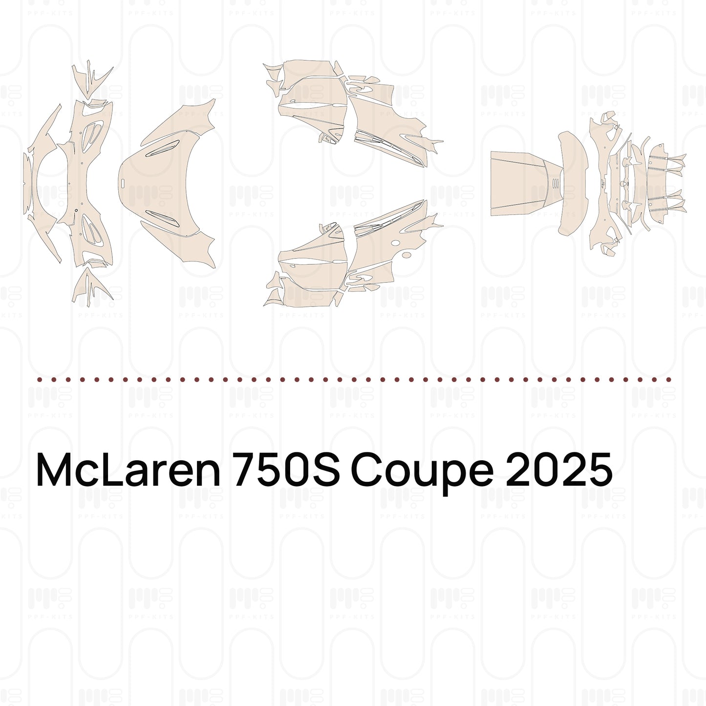 Pre-Cut PPF McLaren 750S Coupe 2025