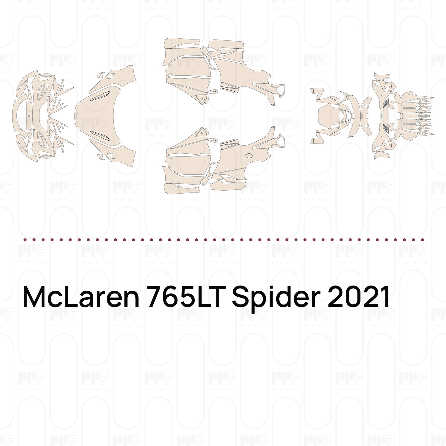 Pre-Cut PPF McLaren 765LT Spider 2021