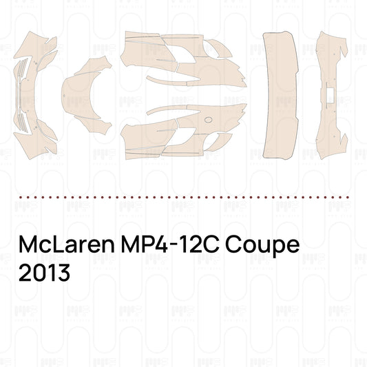 Pre-Cut PPF McLaren MP4-12C Coupe 2013