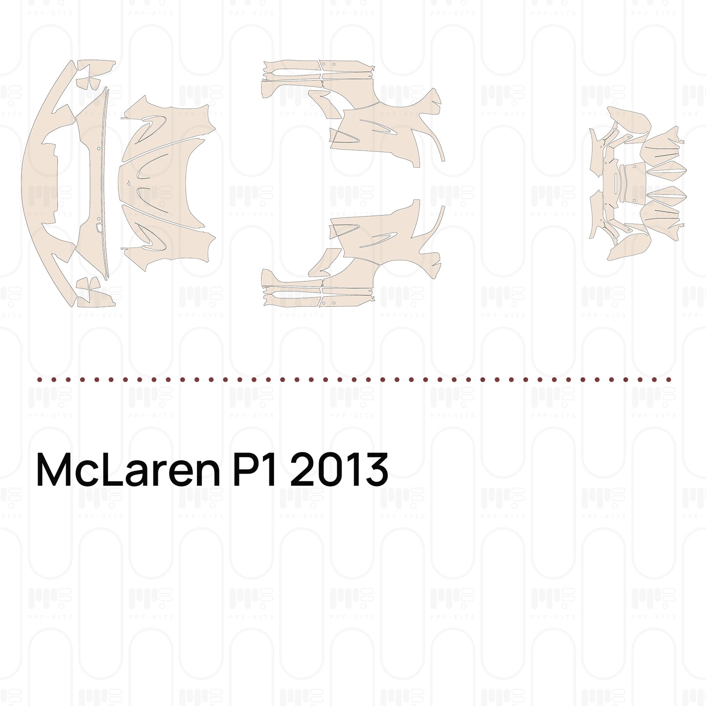 Pre-Cut PPF McLaren P1 2013