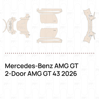 Pre-Cut PPF Mercedes-Benz AMG GT 2-Door AMG GT 43 2026