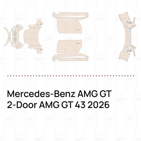 Pre-Cut PPF Mercedes-Benz AMG GT 2-Door AMG GT 43 2026