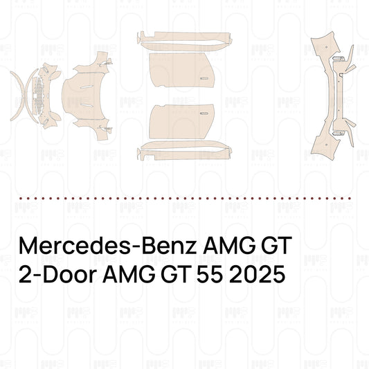 Pre-Cut PPF Mercedes-Benz AMG GT 2-Door AMG GT 55 2025