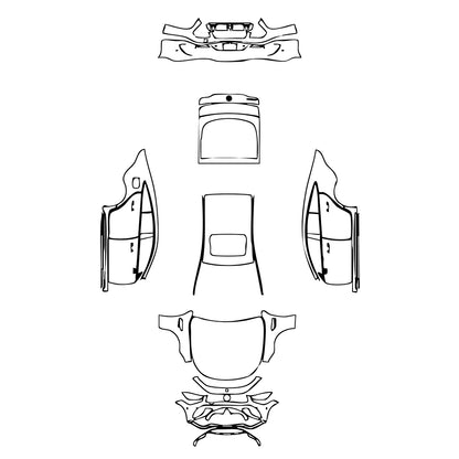 Pre-Cut PPF Mercedes-Benz AMG GT 4-Door 63 2021 - PPF-Kits