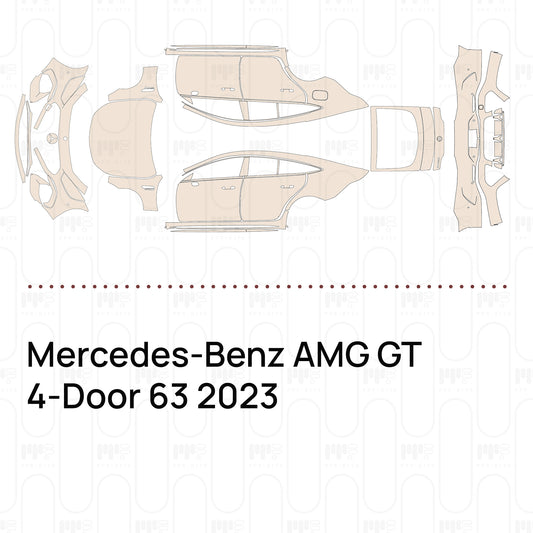 Pre-Cut PPF Mercedes-Benz AMG GT 4-Door 63 2023
