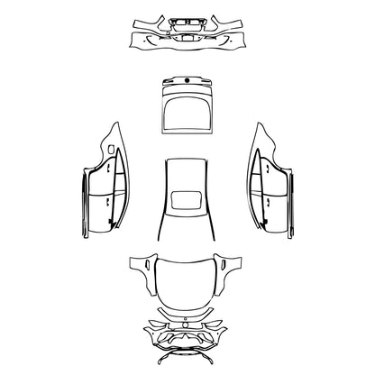 Pre-Cut PPF Mercedes-Benz AMG GT 4-Door 63 S 2019 - PPF-Kits
