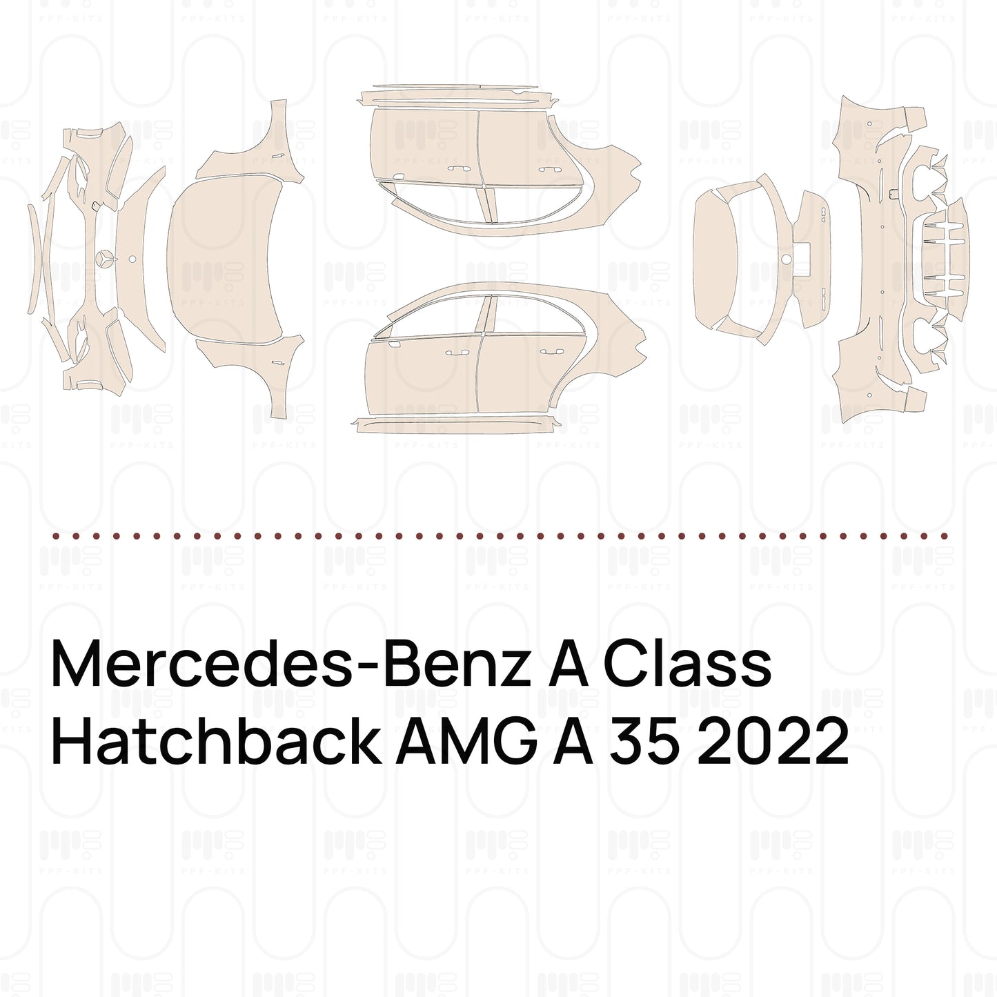 Pre-Cut PPF Mercedes-Benz A Class Hatchback AMG A 35 2022