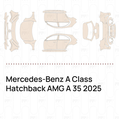 Pre-Cut PPF Mercedes-Benz A Class Hatchback AMG A 35 2025