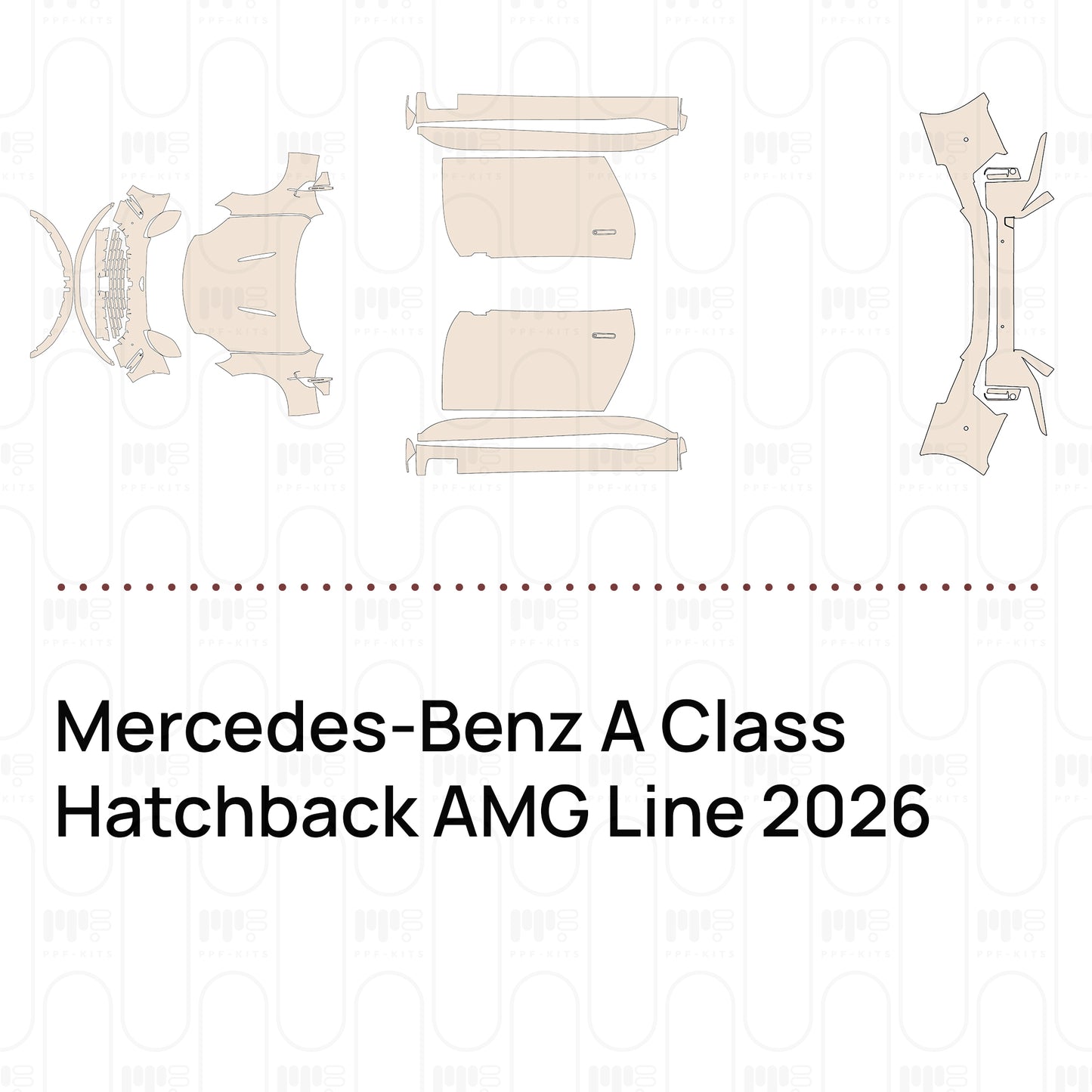 Pre-Cut PPF Mercedes-Benz A Class Hatchback AMG Line 2026