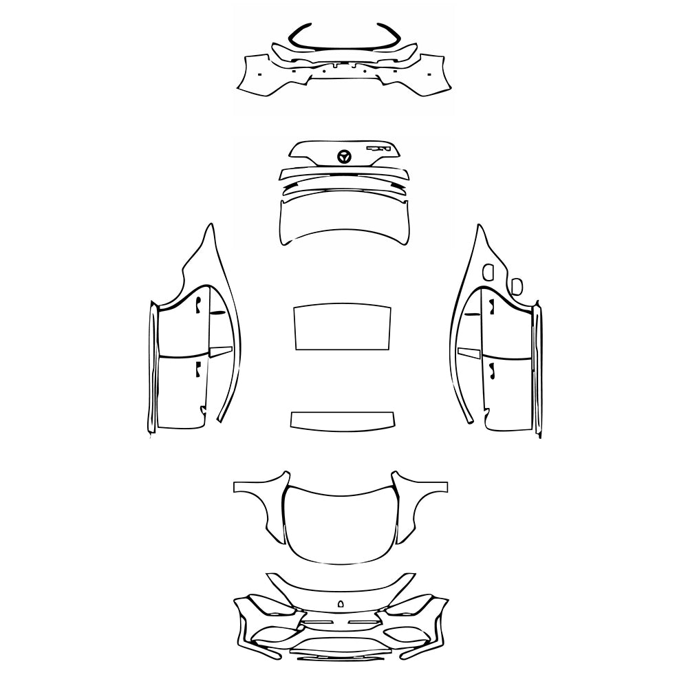 Pre-Cut PPF Mercedes-Benz CLA Coupe AMG Line 2021 - PPF-Kits