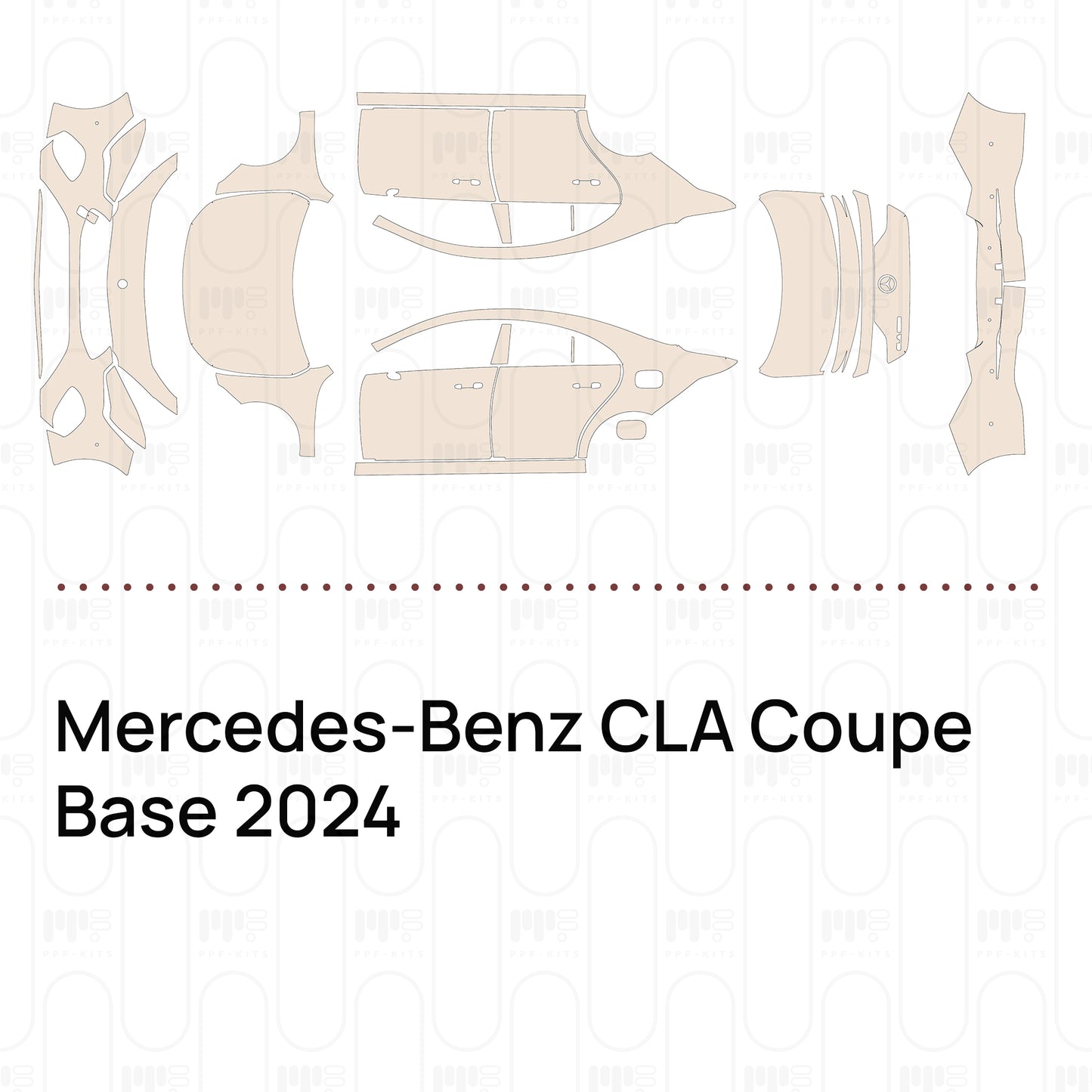 Pre-Cut PPF Mercedes-Benz CLA Coupe Base 2024