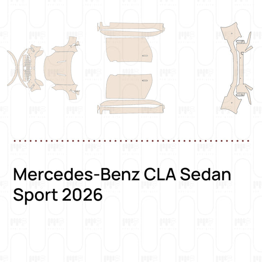 Pre-Cut PPF Mercedes-Benz CLA Sedan Sport 2026
