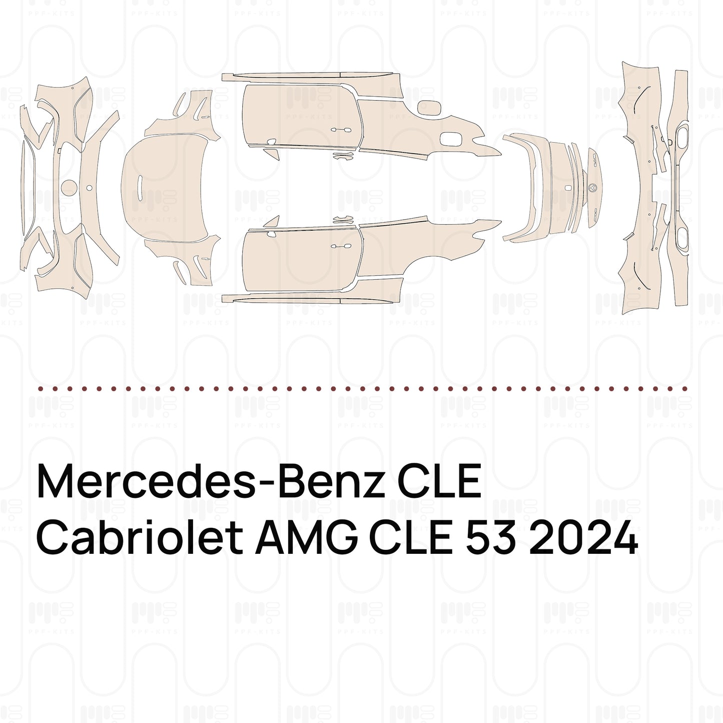 Pre-Cut PPF Mercedes-Benz CLE Cabriolet AMG CLE 53 2024