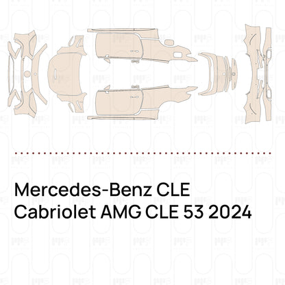 Pre-Cut PPF Mercedes-Benz CLE Cabriolet AMG CLE 53 2024