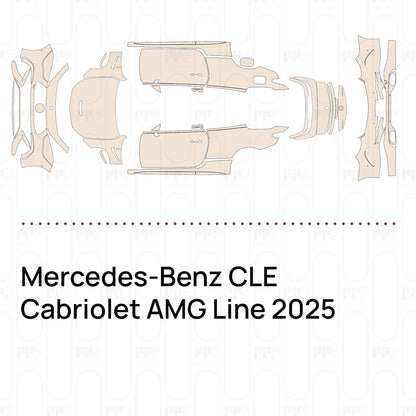 Pre-Cut PPF Mercedes-Benz CLE Cabriolet AMG Line 2025