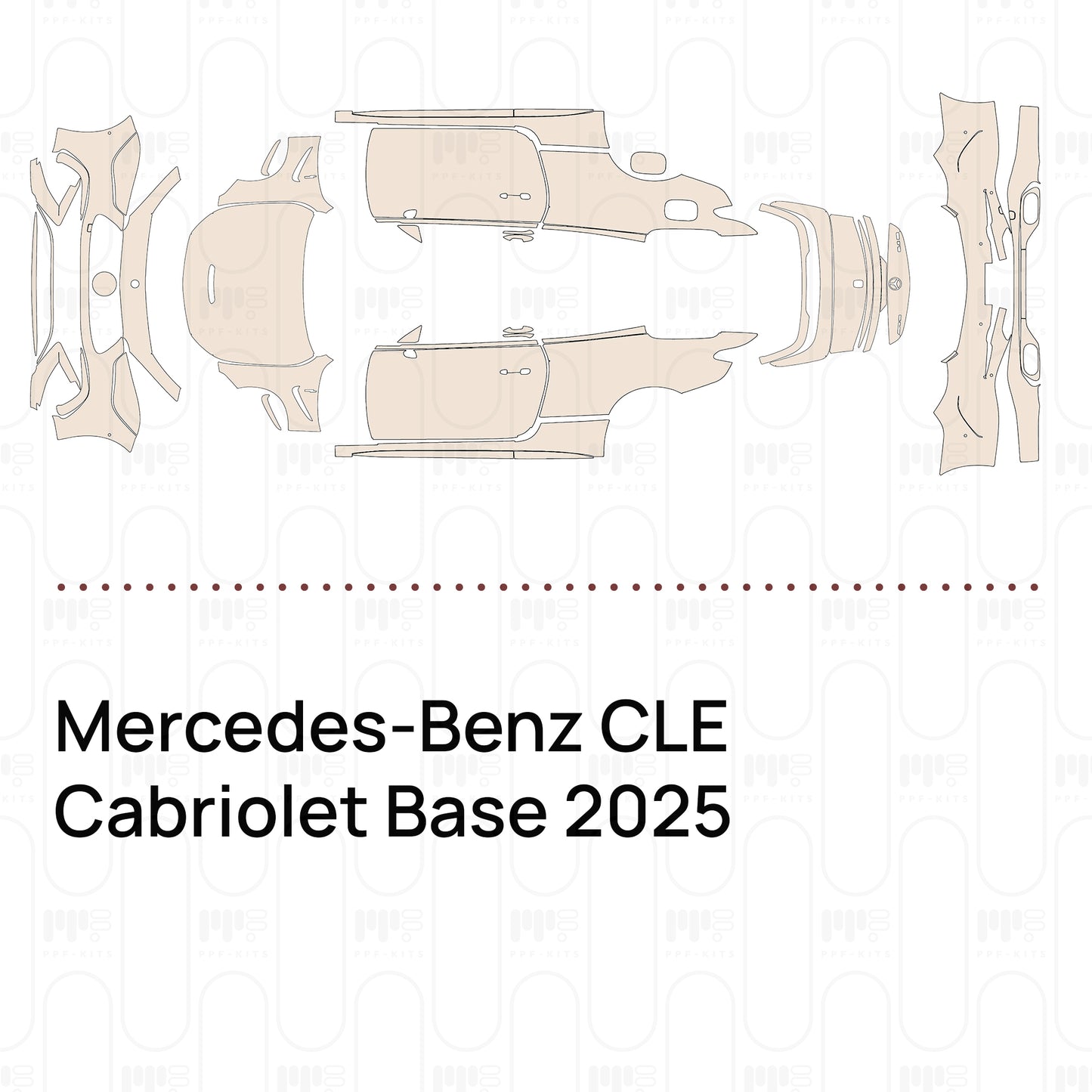 Pre-Cut PPF Mercedes-Benz CLE Cabriolet Base 2025