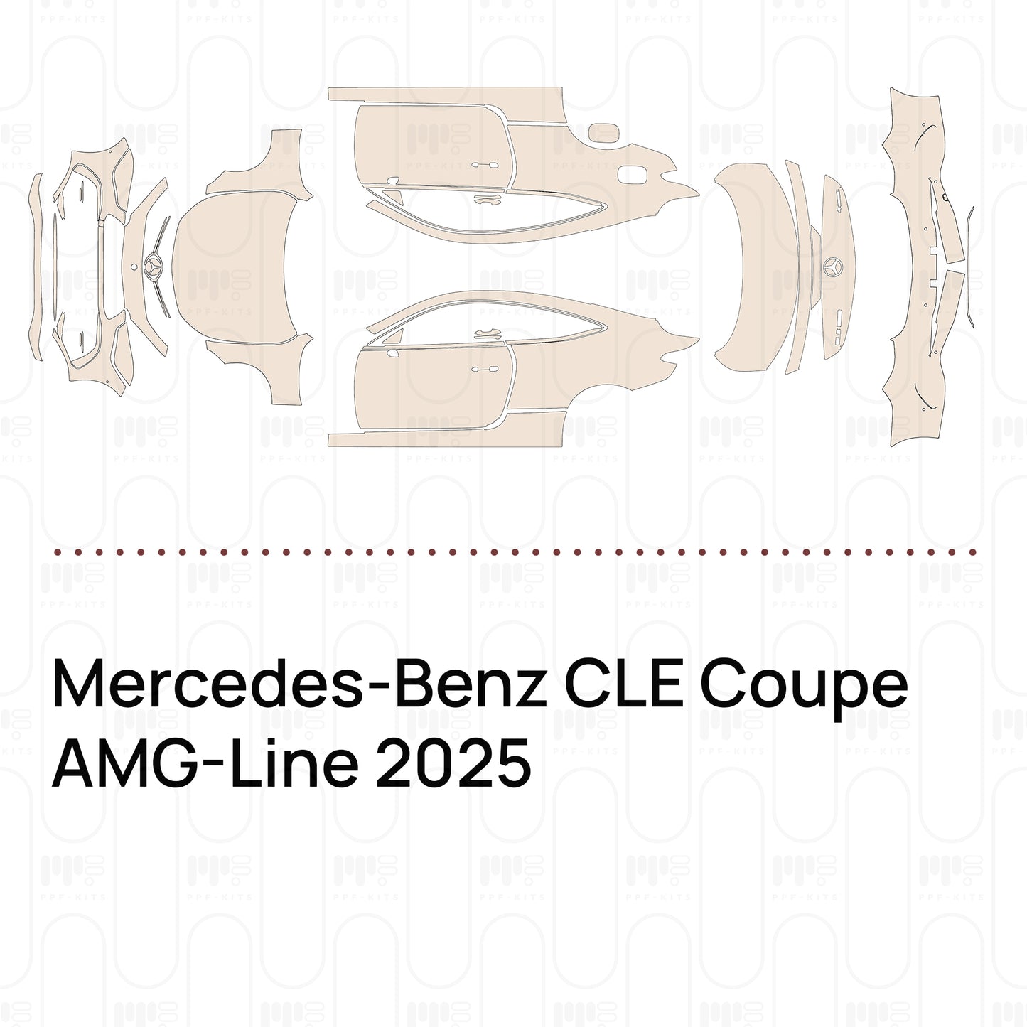 Pre-Cut PPF Mercedes-Benz CLE Coupe AMG-Line 2025