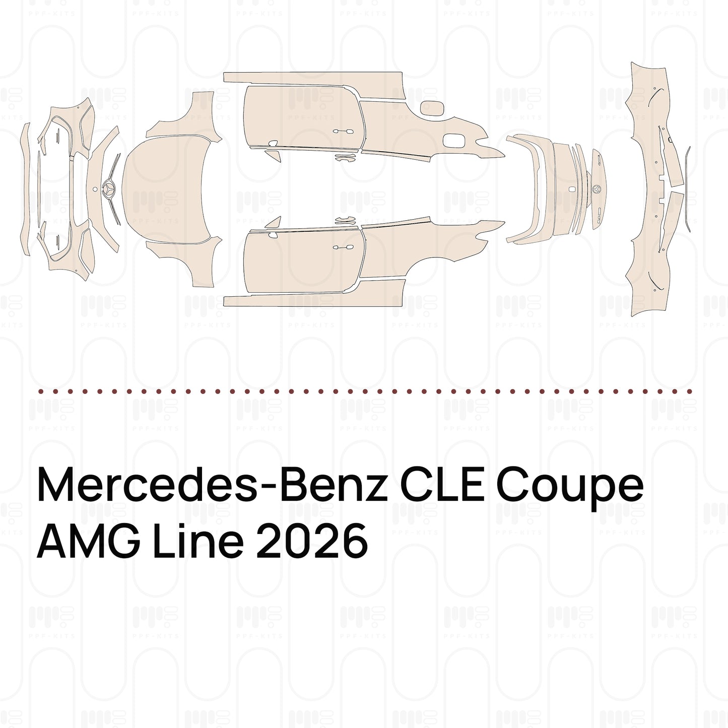 Pre-Cut PPF Mercedes-Benz CLE Coupe AMG Line 2026