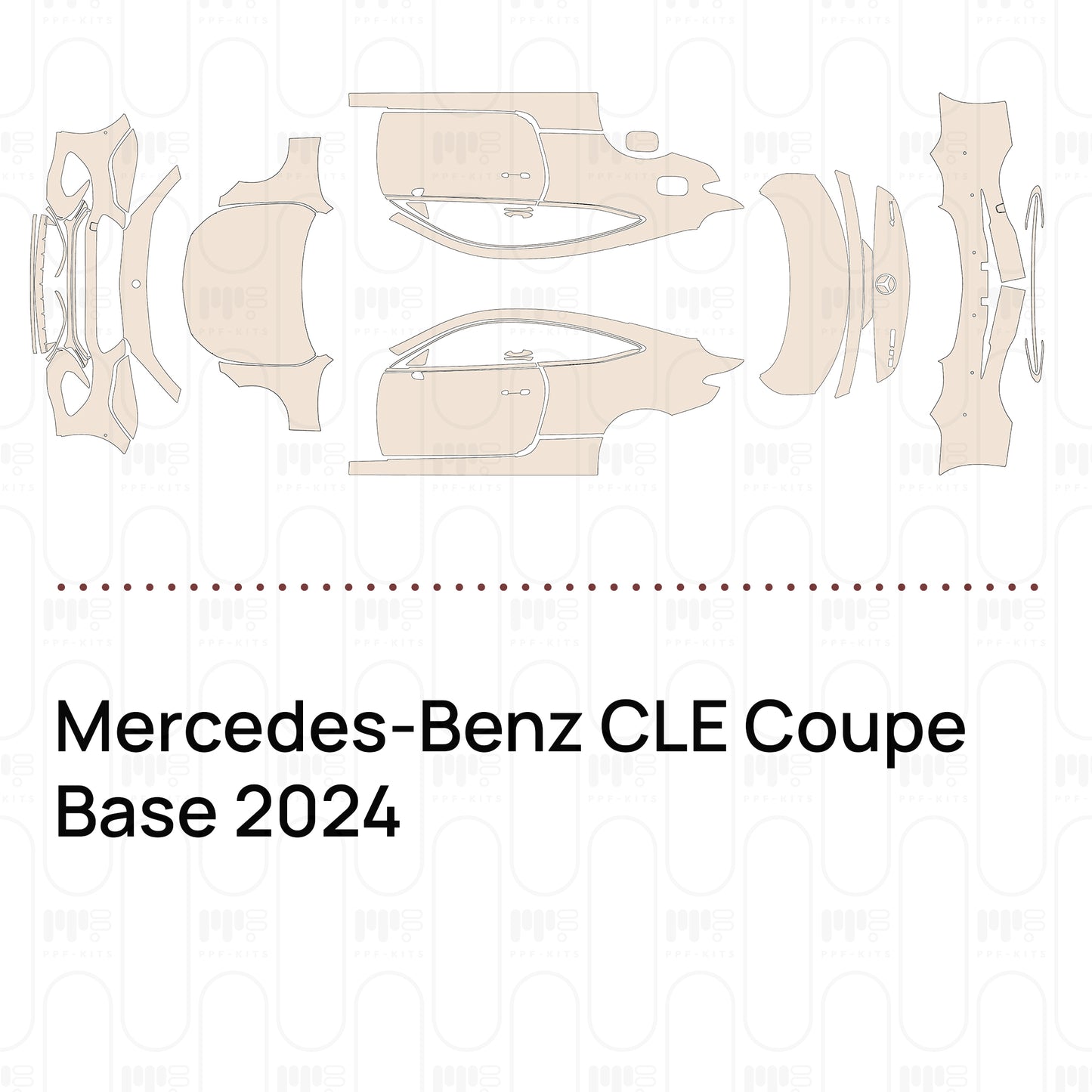 Pre-Cut PPF Mercedes-Benz CLE Coupe Base 2024