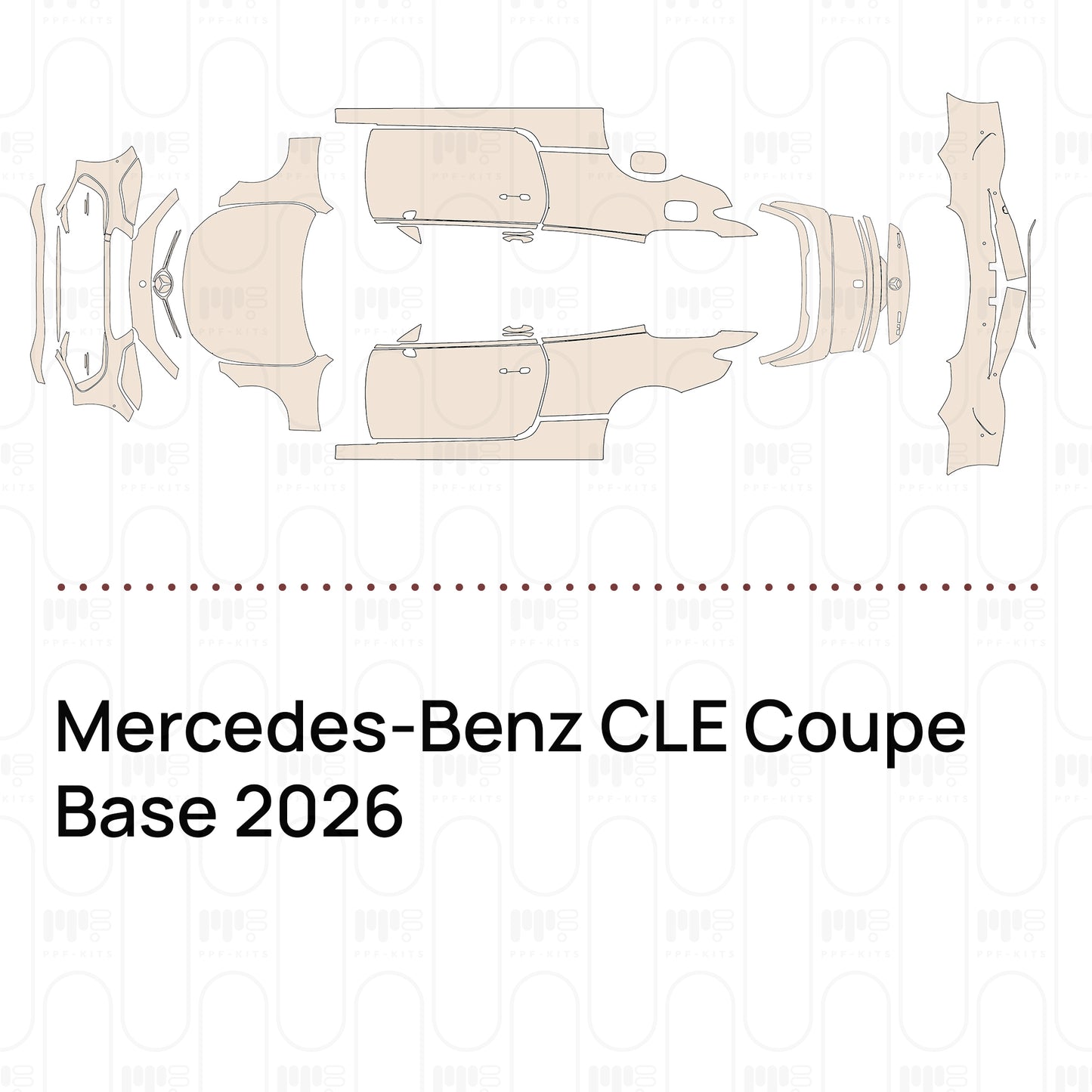 Pre-Cut PPF Mercedes-Benz CLE Coupe Base 2026