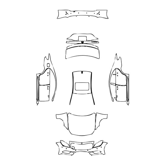 Pre-Cut PPF Mercedes-Benz CLS Sedan Amgline 2016 - PPF-Kits