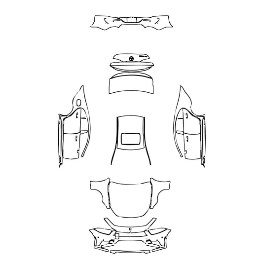 Pre-Cut PPF Mercedes-Benz CLS Sedan Amgline 2019 - PPF-Kits