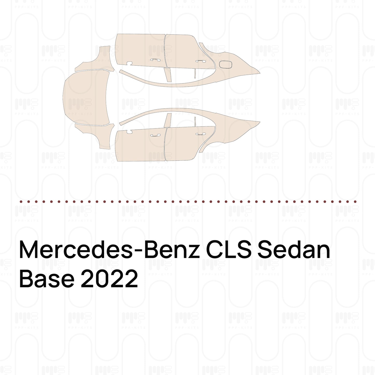 Pre-Cut PPF Mercedes-Benz CLS Sedan Base 2022