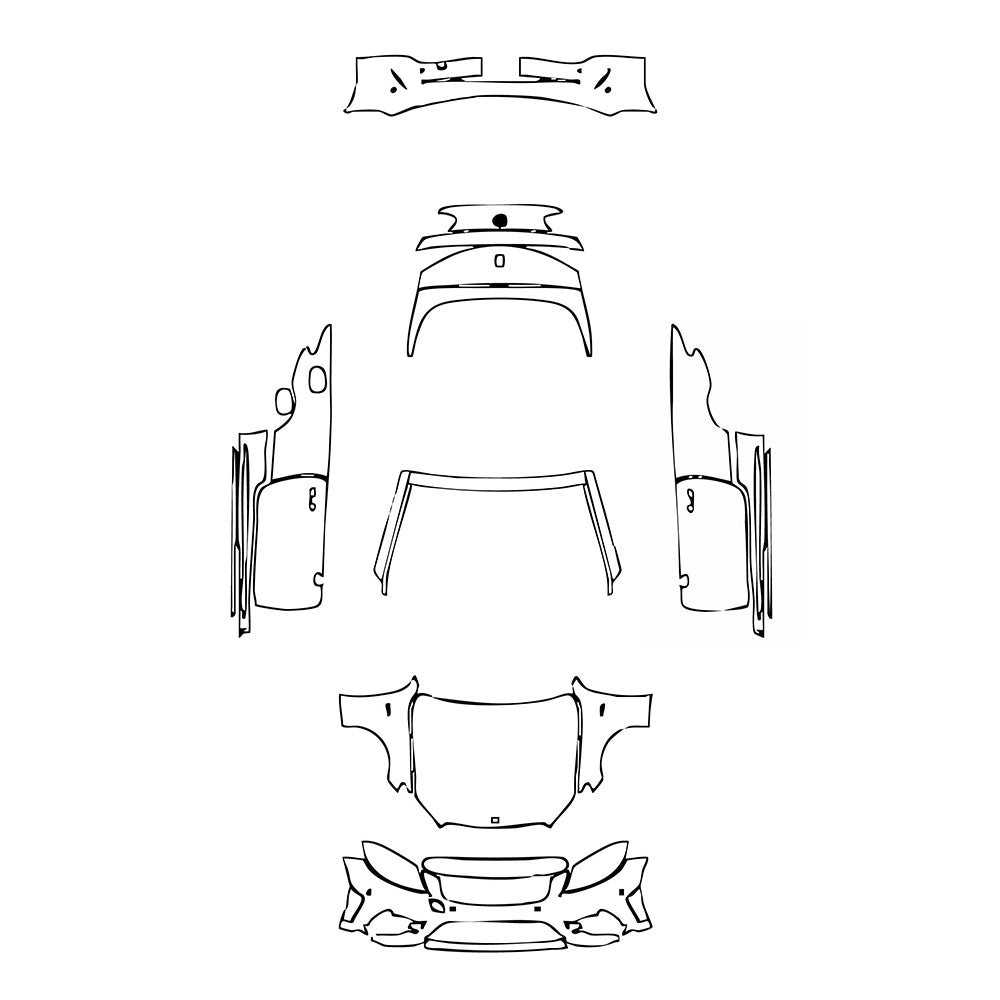 Pre-Cut PPF Mercedes-Benz C Class Cabriolet AMG C43 2021 - PPF-Kits