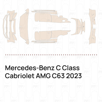 Pre-Cut PPF Mercedes-Benz C Class Cabriolet AMG C63 2023