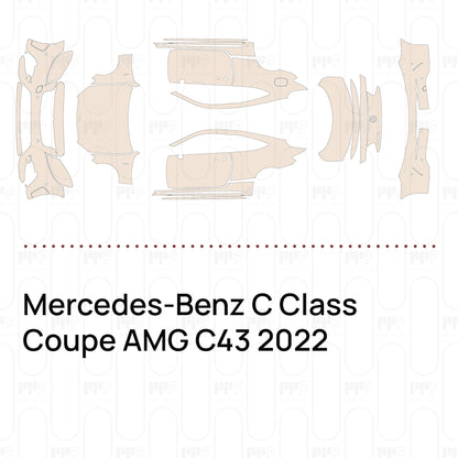 Pre-Cut PPF Mercedes-Benz C Class Coupe AMG C43 2022