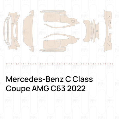 Pre-Cut PPF Mercedes-Benz C Class Coupe AMG C63 2022